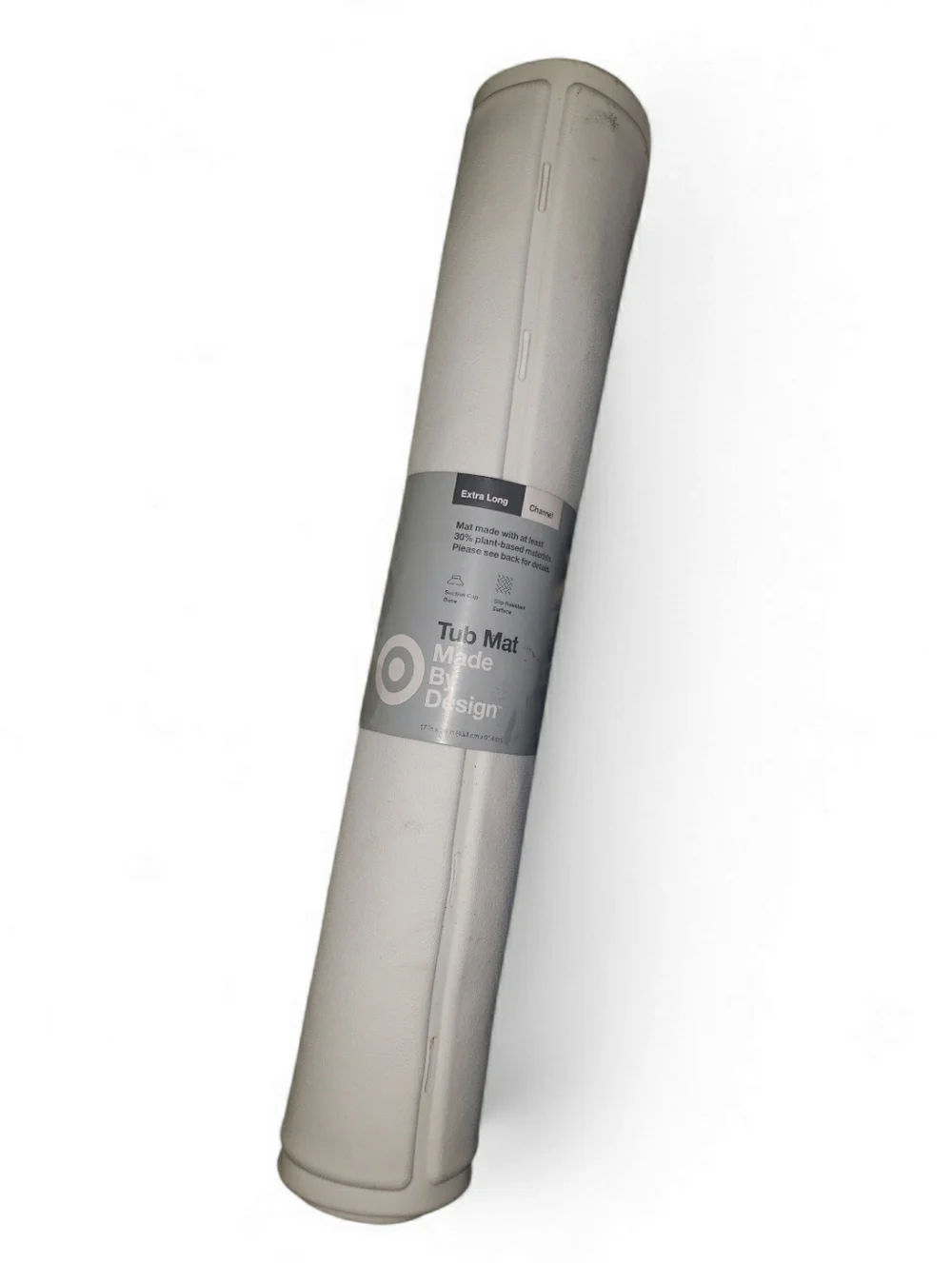 Extra Long Tub Mat -Design White